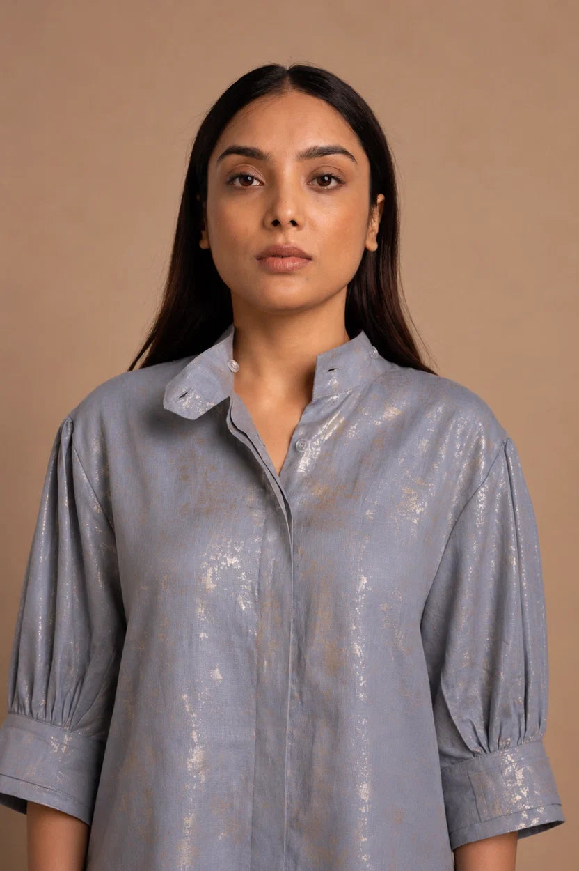 Gentle Glow Shirt  – Pearl Blue
