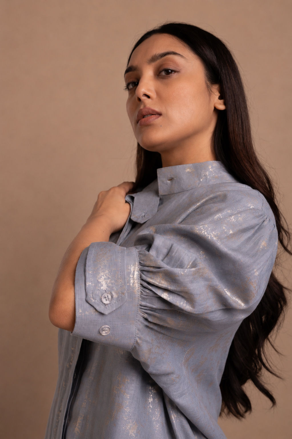 Gentle Glow Co-ord – Pearl Blue