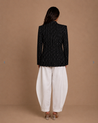 White Barrel Pants
