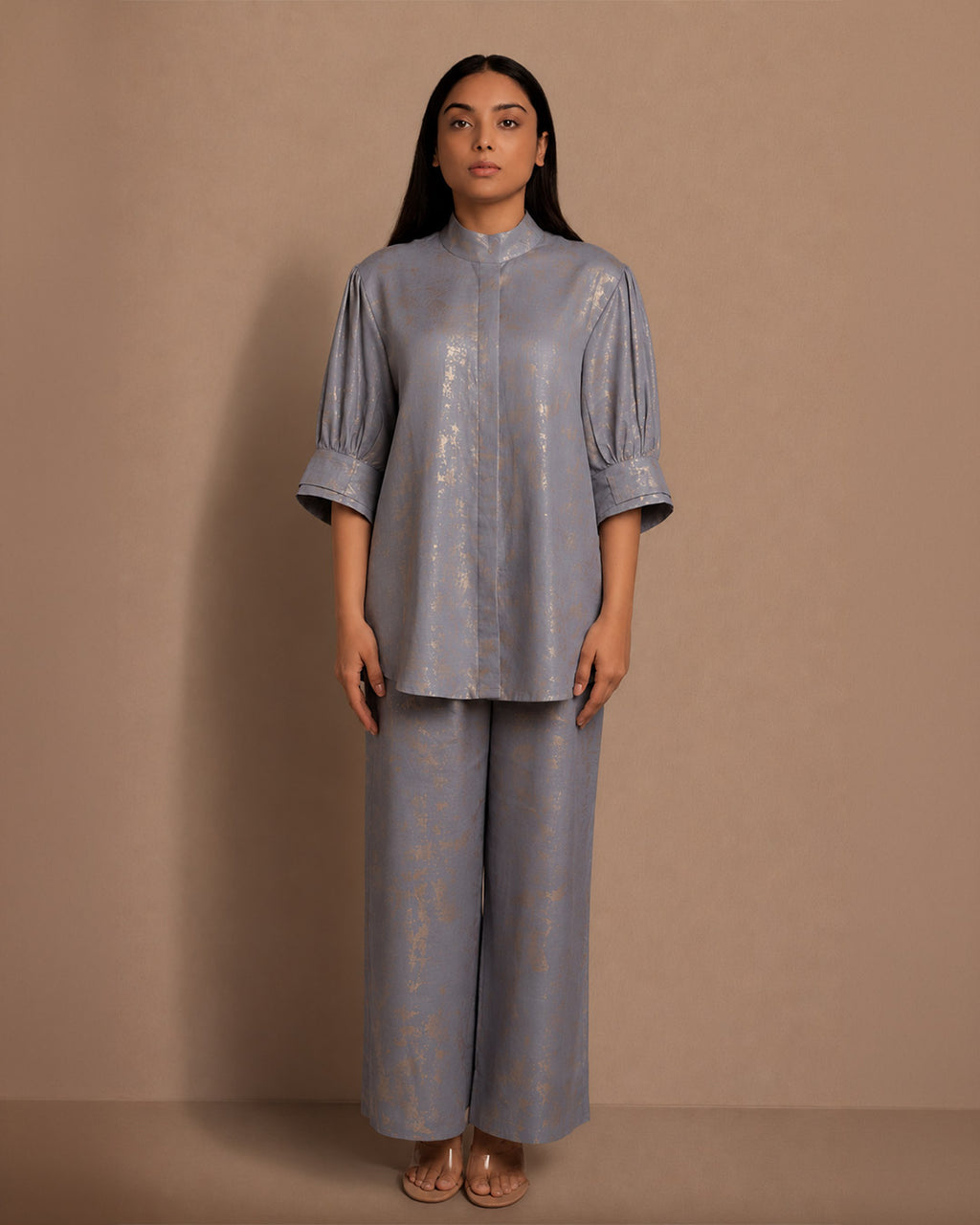 Gentle Glow Co-ord – Pearl Blue