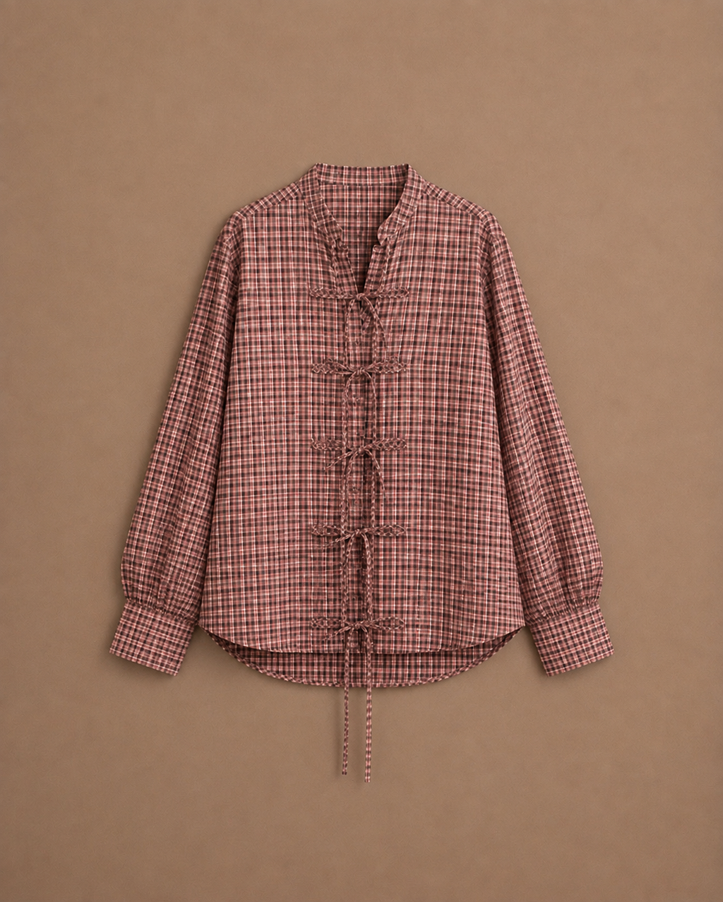 The Escape Shirt - Ruby Heritage Checks