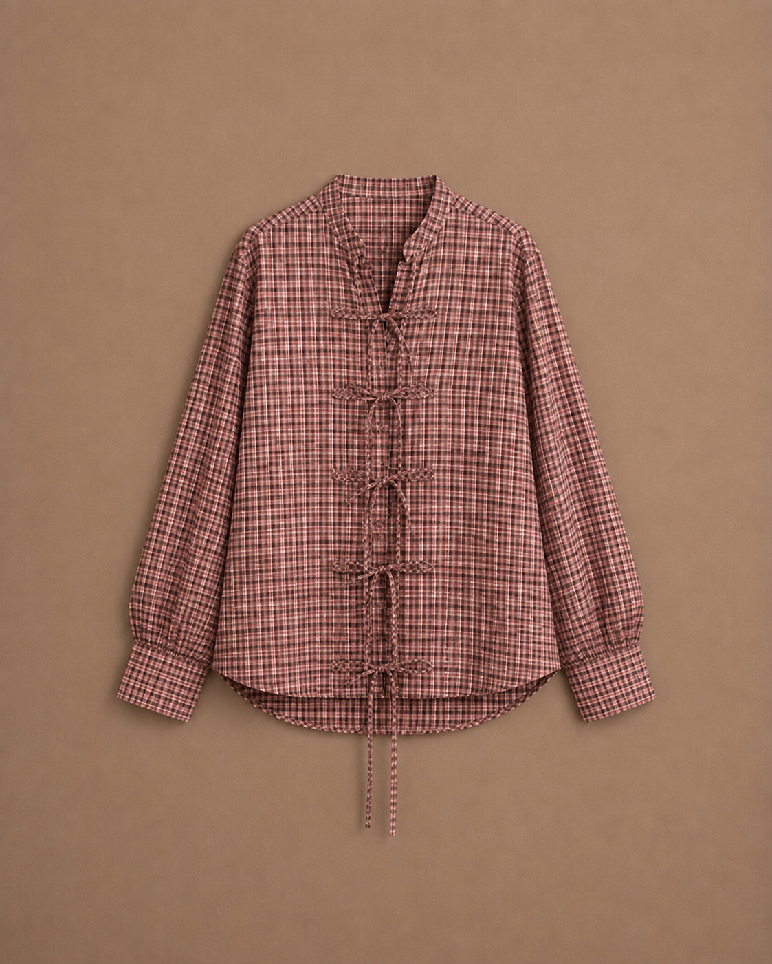 The Escape Shirt - Ruby Heritage Checks