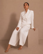 Double-Breasted Short Cotton Jacket