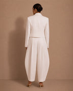 Double-Breasted Short Cotton Jacket