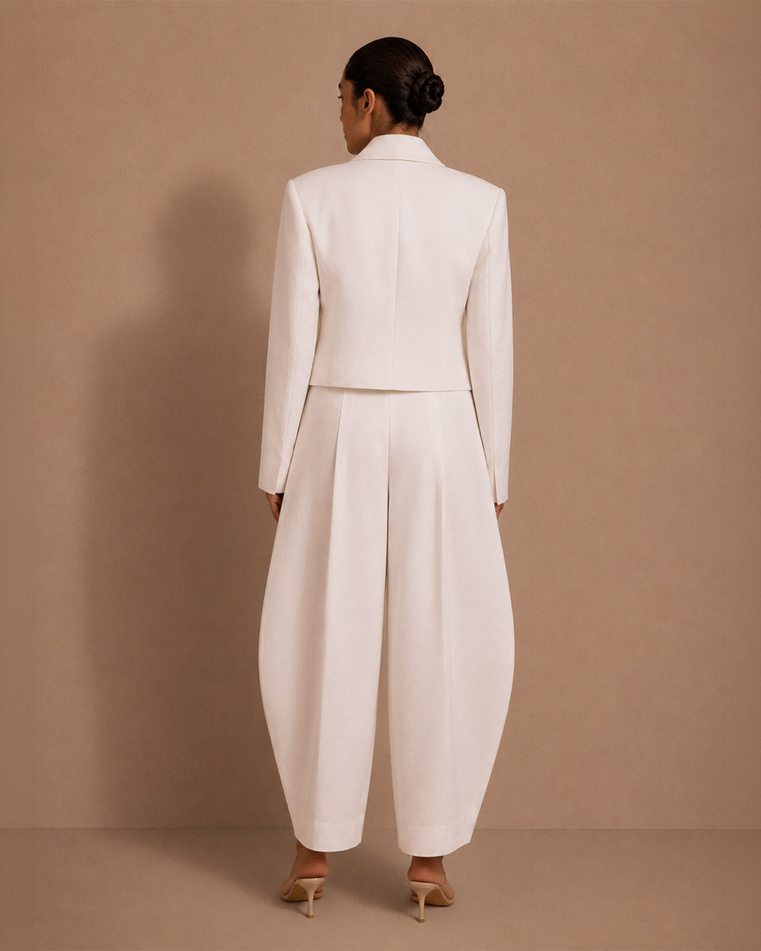 Double-Breasted Short Cotton Jacket